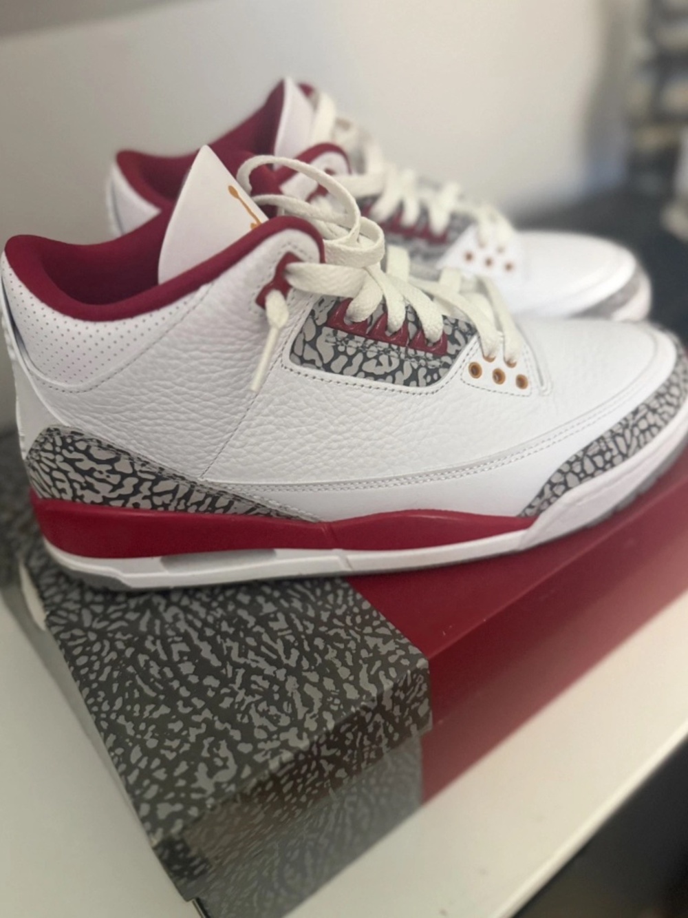 Size 8.5 - Jordan 3 Retro Cardinal